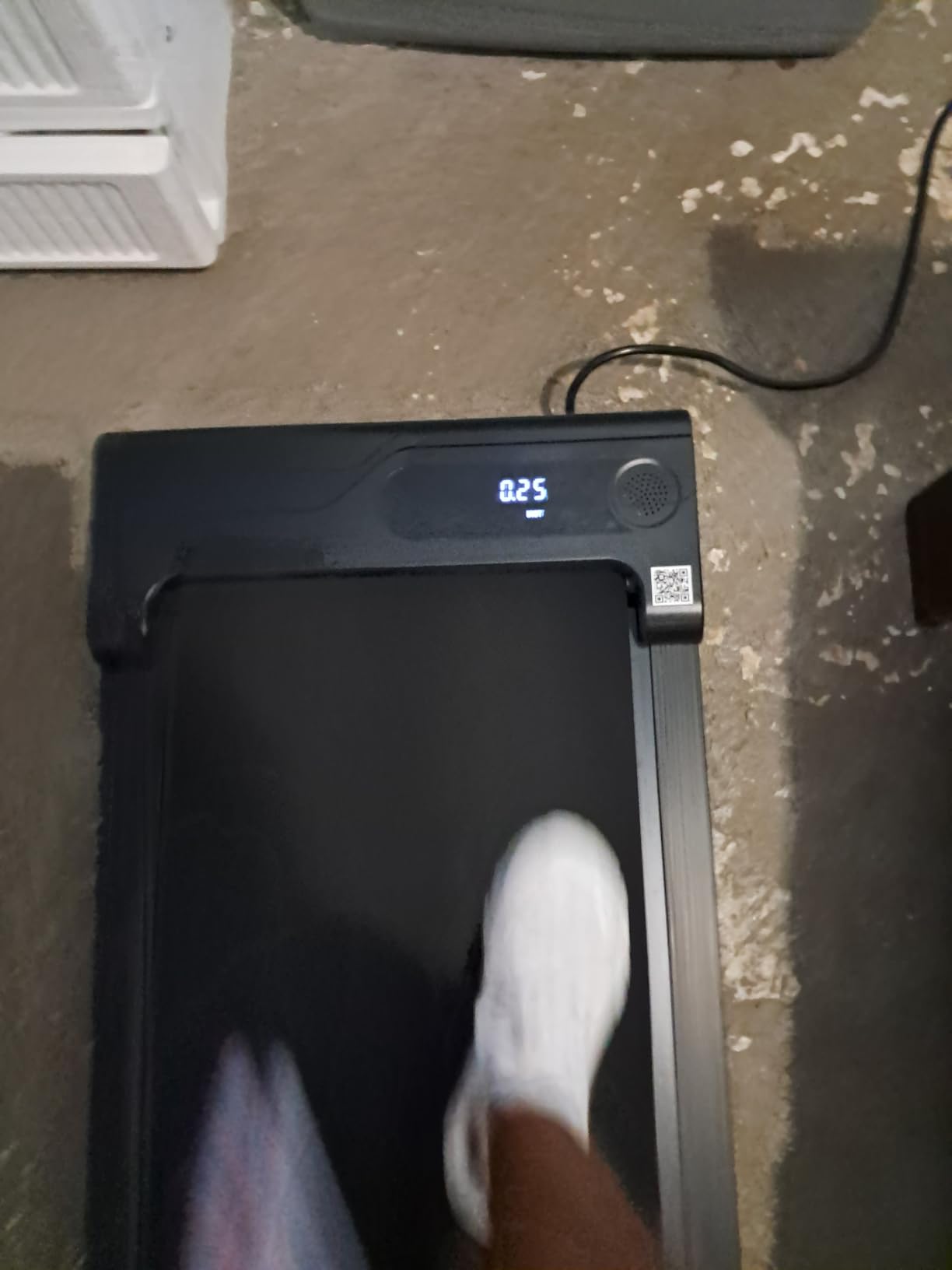Walking Pad Treadmill for Home - Under Desk Treadmills Portable Mini Compact Walk Pads for Small Spaces Office Indoor Apartment Floor Flat Running Machine with Remote Quiet Lightweight customer photo 2