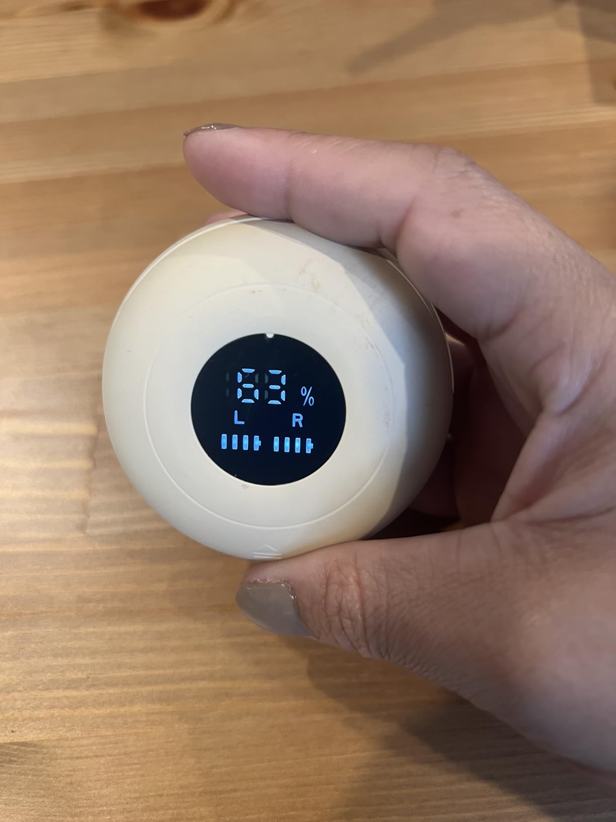 Sleep Earbuds Bluetooth 6.0, Mini Invisible Silicone Sleep Earbuds for Side Sleepers, Noise Blocking Sleeping Headphones, Hidden Earbuds with LED Display for Small Ears, Sleep & Relax (Beige) customer photo 2