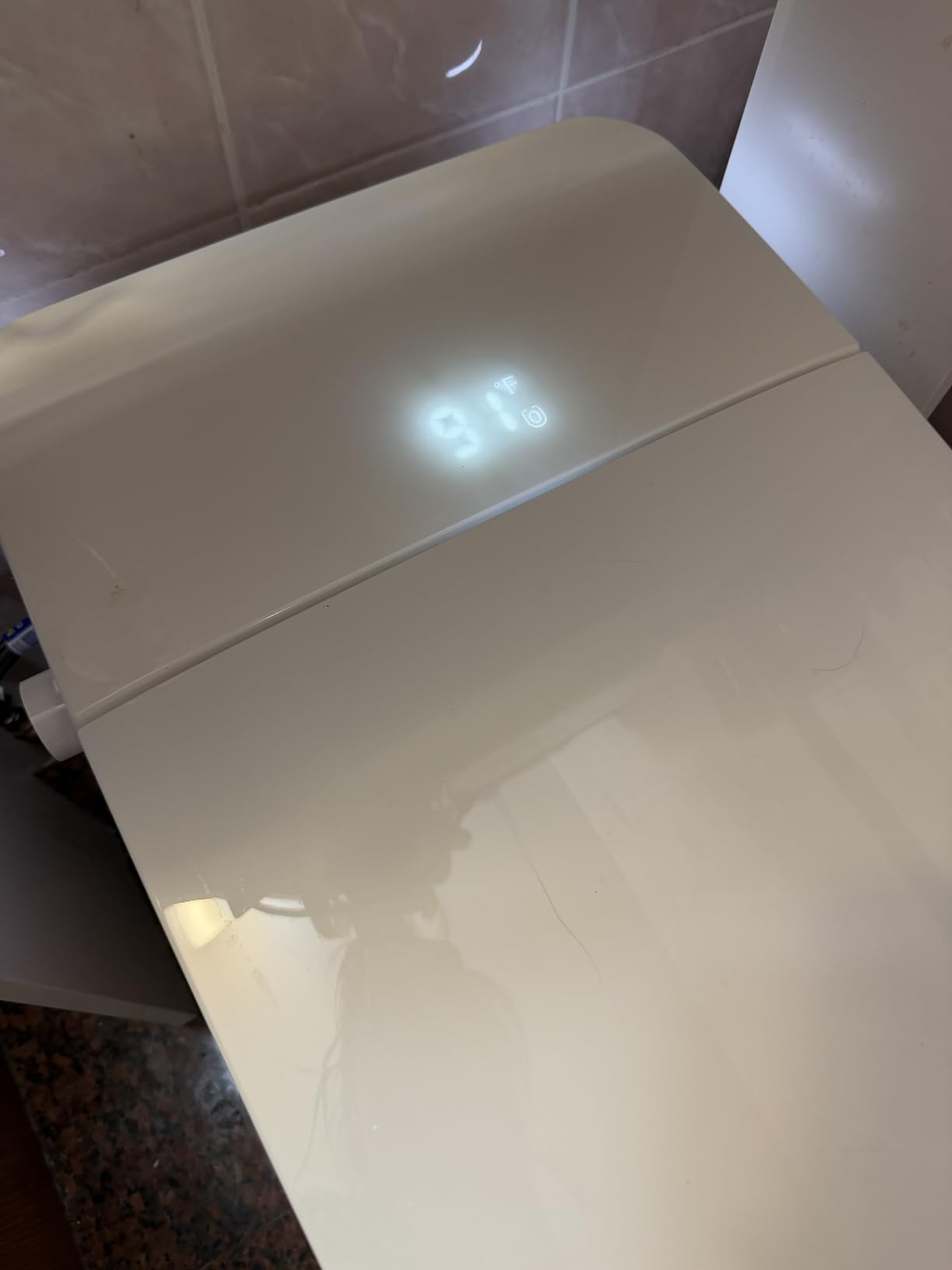 Luxury Smart Toilet, Bidet Toilet with Foam Dispenser, Auto Open/Close, MAP 1000g Powerful Auto-Flush, Warm Water/Dryer, ADA Chair Height Elongated Heated Seat, Deodorization customer photo 2