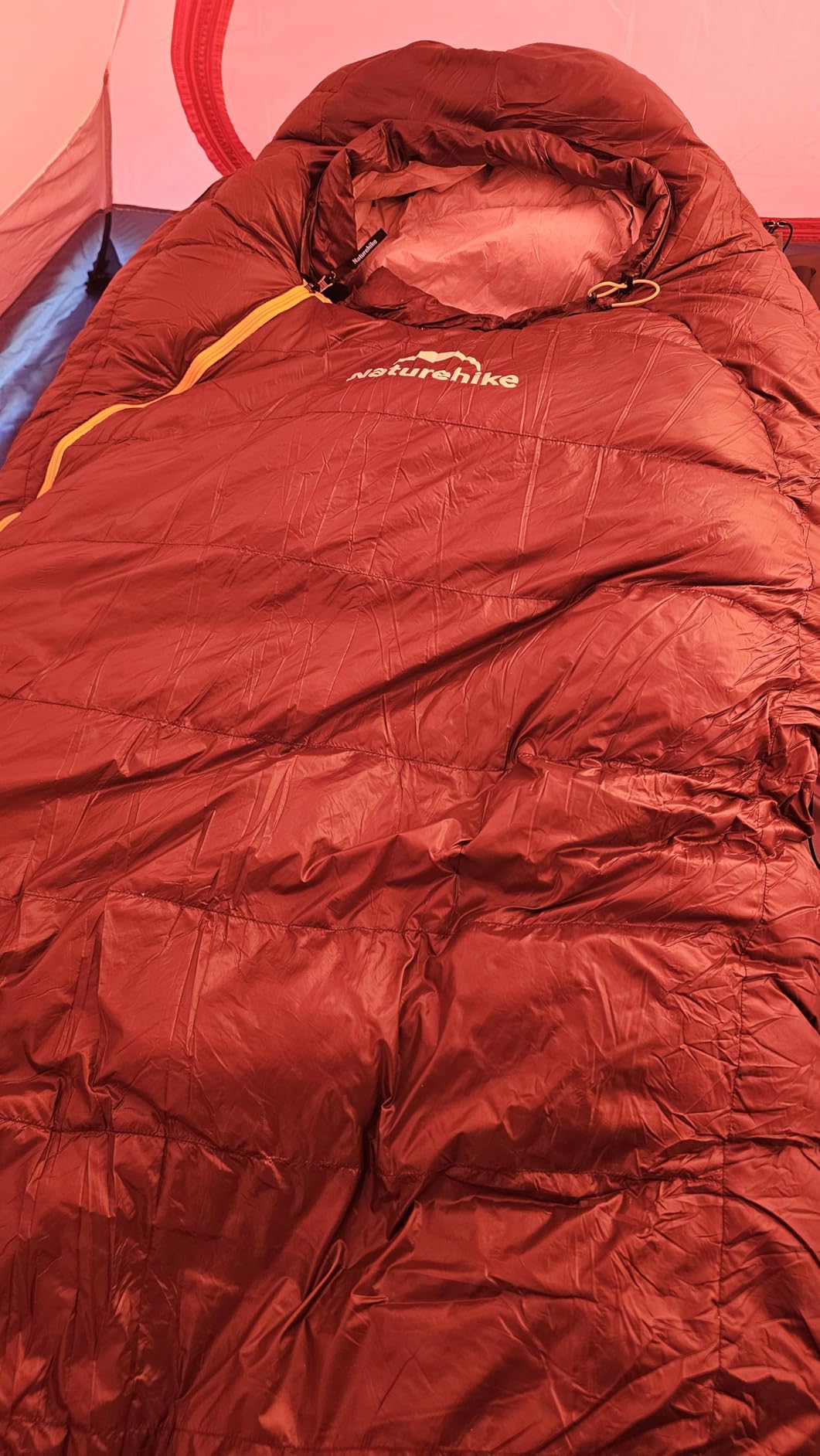 Naturehike 0 Degree RDS Down Mummy Sleeping Bag for Adults - 650 Fill Power, Cold Weather Backpacking Sleeping Bag for Camping, Hiking, -1°F 18°F 30°F, YKK Zipper customer photo 2