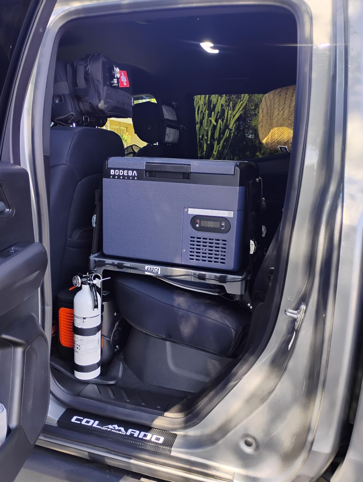 BODEGA 12 volt Car Refrigerator - 16QT Portable, Low Noise, Fast Cooling with LED Display, Multiple Charging Options, Energy-Efficient for Road Trips & Outdoor Adventures customer photo 2