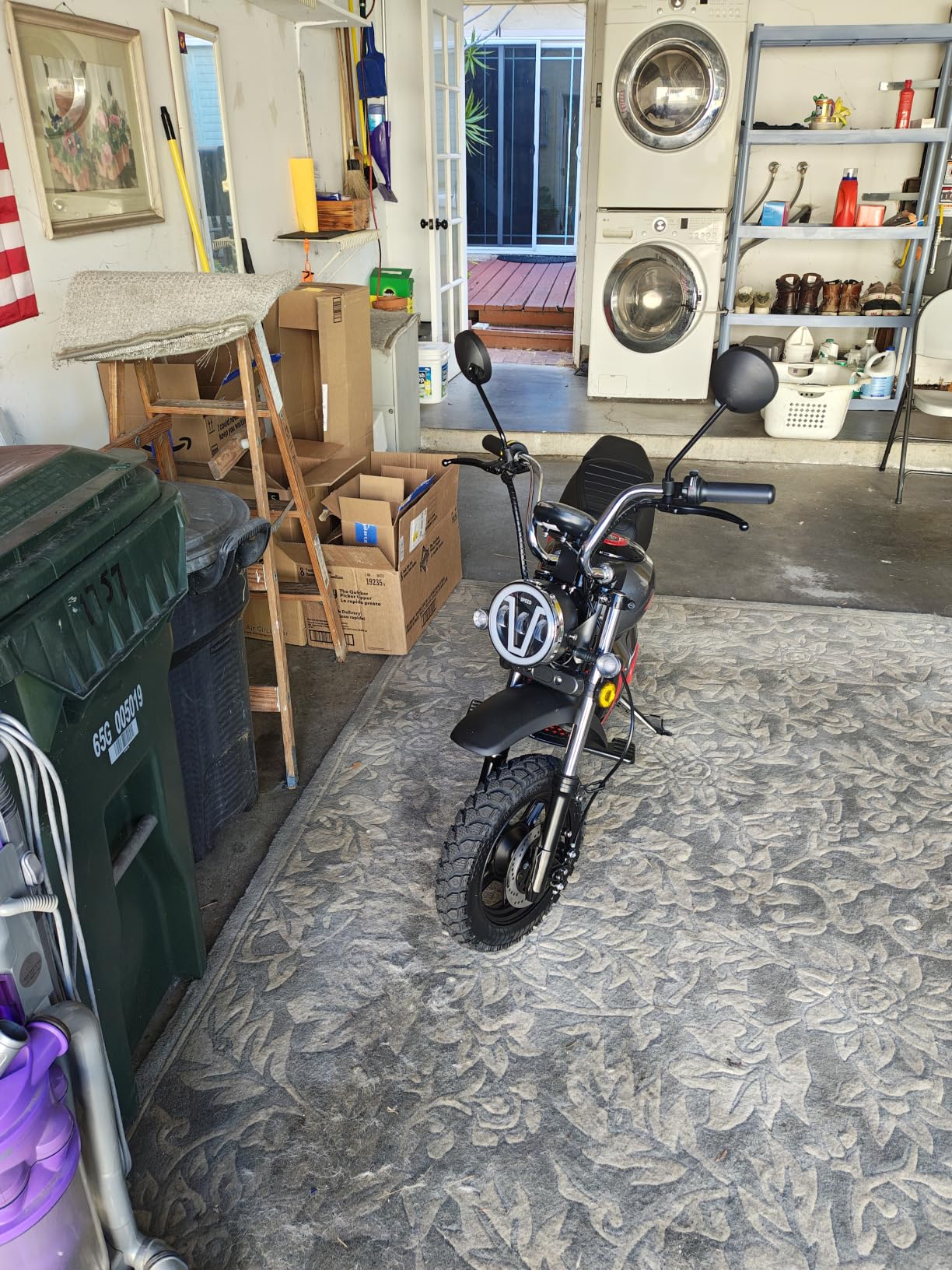 Electric Dirt Bike for Adult, Peak 4000W/5000W Motor 48V/52V 20/22.5/27Ah Battery Up to 35/50MPH 150 Miles Electric Motorcycle,NFC Electric Bike Full Suspension Moped E-Bike customer photo 1