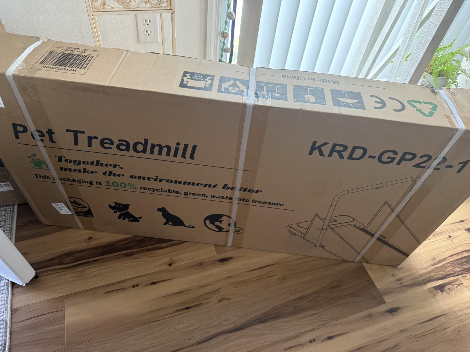 Lastforever Dog Treadmill for Small & Medium Dogs, Quiet 2.5HP Motor, Remote Control, LED Display, Indoor Pet Exercise Machine customer photo 2