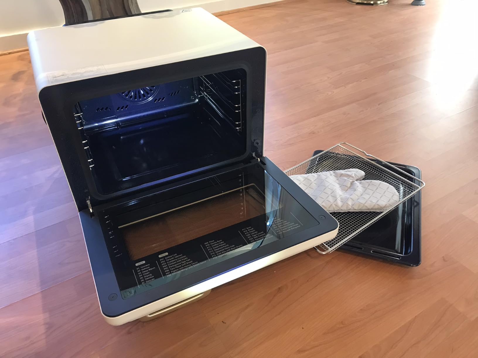 ROBAM R-Box Pro Countertop Combi Steam Oven White, Air Fryer Toaster Oven with EXP, 1.2 cu. ft. XL Capacity, 1800W Steam Fry Technology, 86-446F Precision, 32 Presets, Easy-to-Clean Enamel Interior customer photo 2