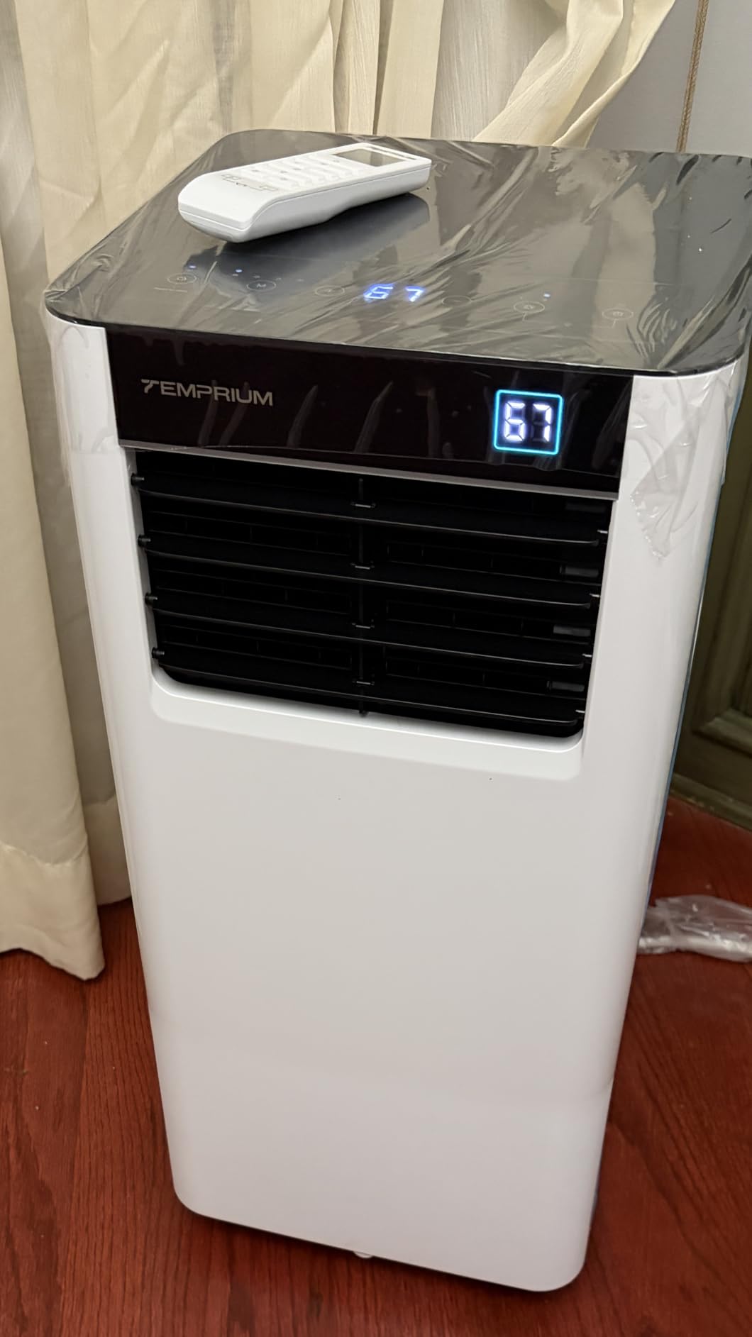 12,000 BTU Portable Air Conditioner, 41dB Ultra Quiet AC Unit for Bedroom Home, Cools Up to 600 Sq.Ft, Dual Motor 4-in-1 Smart WiFi with App/Alexa/Remote, Silent Mode, Easy Install Window Kit customer photo 1