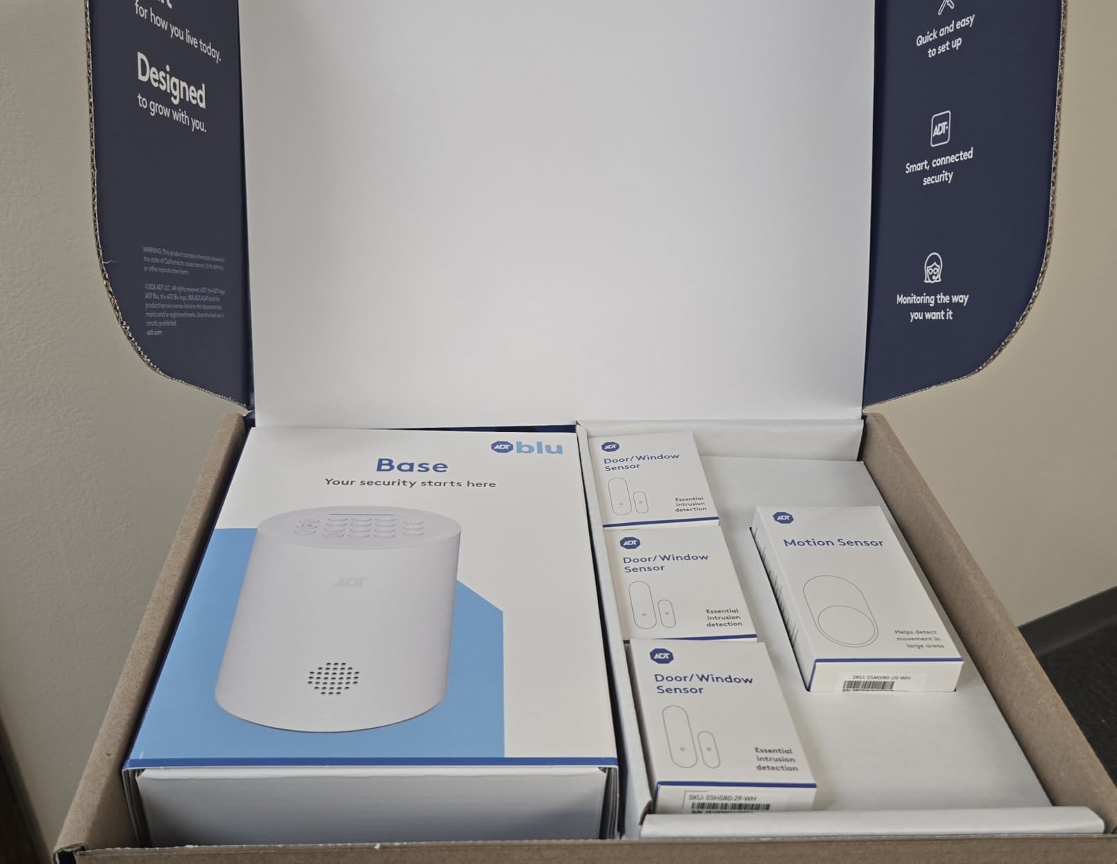 ADT Security Starter Kit, DIY Home Alarm System with Door and Window Sensors, Motion Detector, Wireless Security for House and Apartment, Easy Install, ADT+ App Control customer photo 2