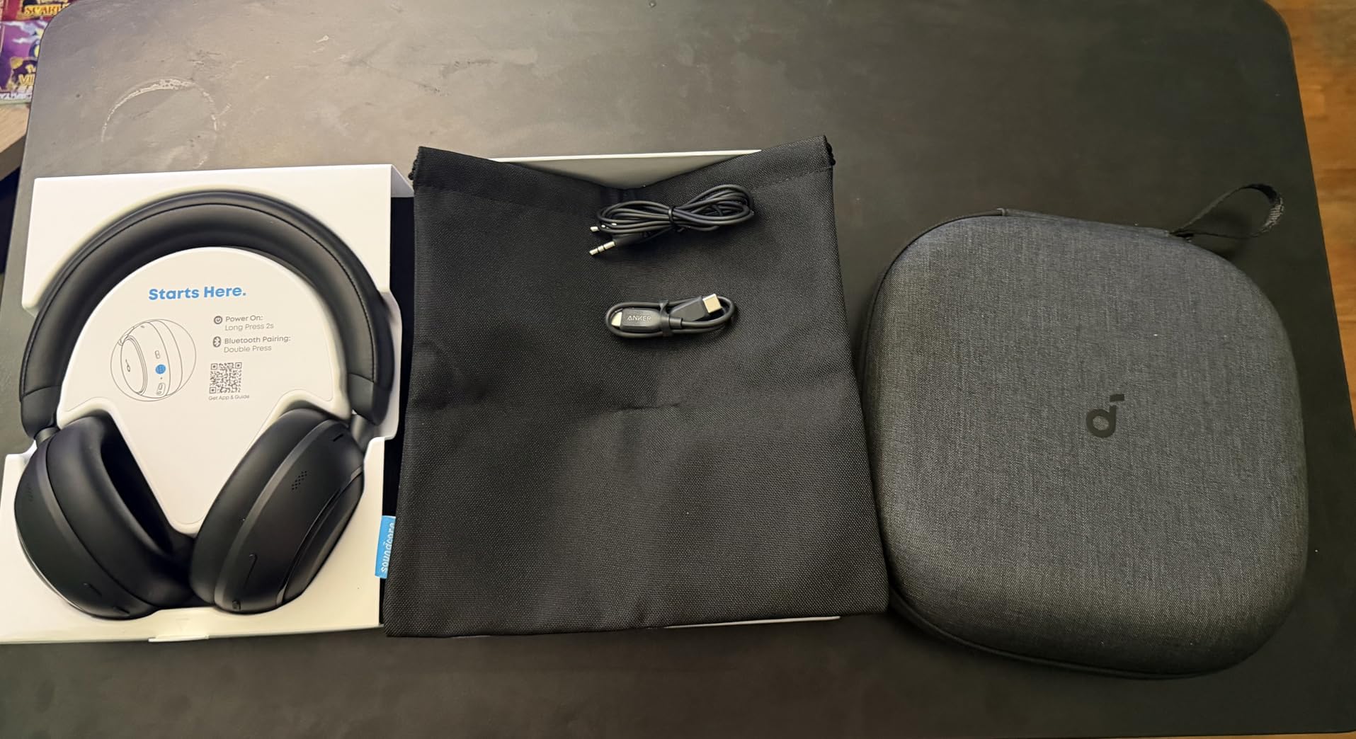 Soundcore Anker Space 2 Bluetooth 6.1 Over-Ear Headphones, Travel-Ready | Active Noise Cancelling, 50H Playtime, LDAC Hi-Res, Dual Connection, Clear Calls, Nap Mode, Wearing Detection, Fast Charging customer photo 1