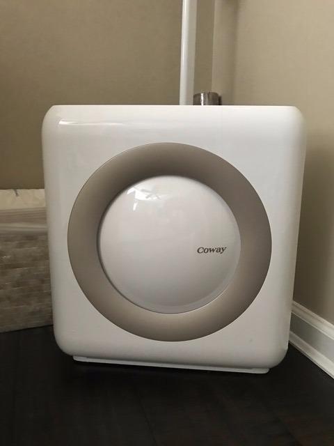 COWAY Airmega Mighty2 Air Purifier, Next Gen of AP-1512HH, for Large Room & Home Cleans up to 1,800 ft2, IEST certified HEPA and Active Carbon for Allergies, Smoke, Dust, Pets & Mold, AP-1512N(W) customer photo 1