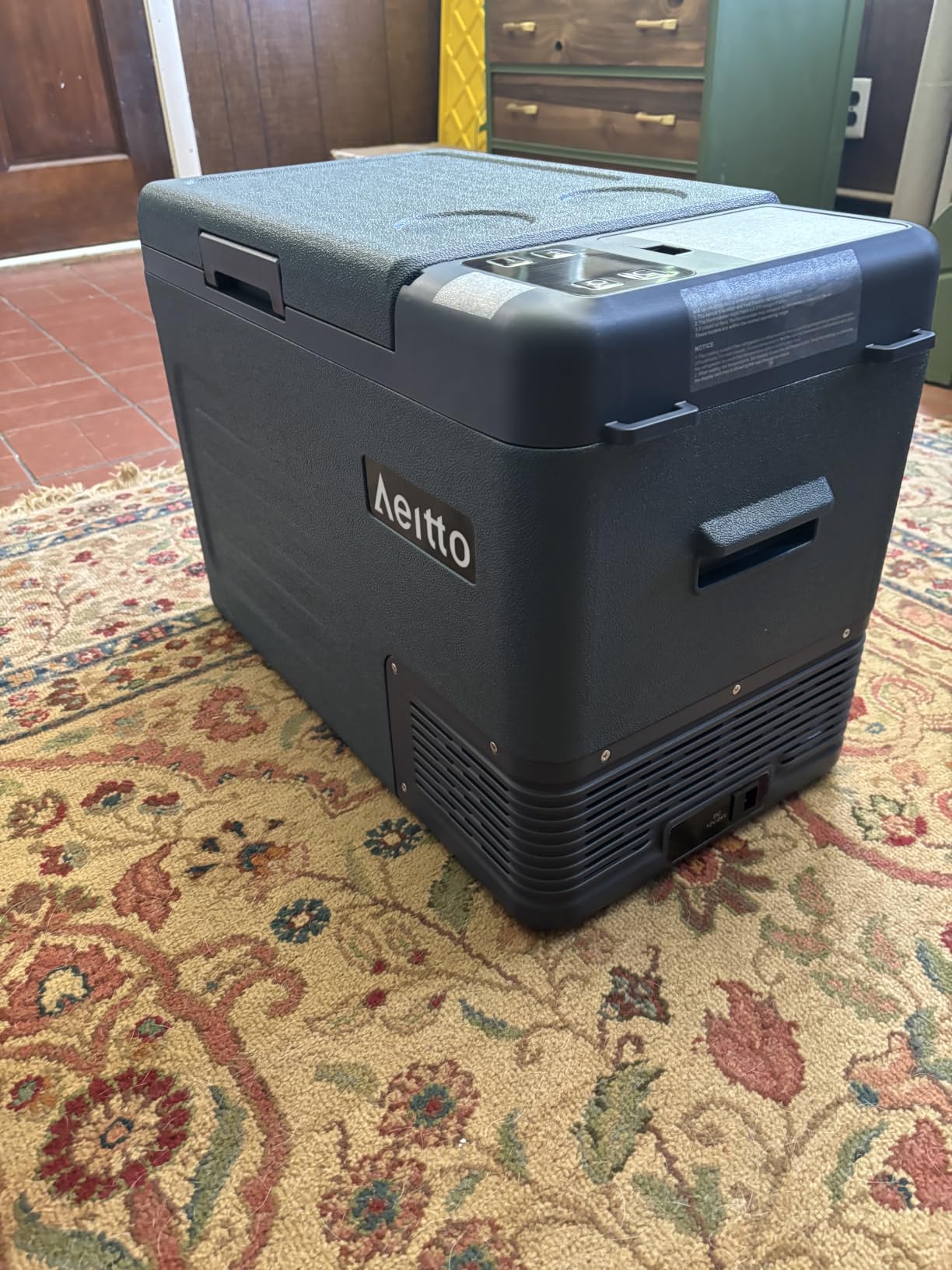 Aeitto 12 Volt Car Refrigerator 20Quart Car Fridge Freezer Electric Cooler Portable Cooler 12V Fridge RV Refrigerator -4℉-68℉ Temp Control 12/24V DC & 100-240V AC for Travel, Camping, RV, Road customer photo 1