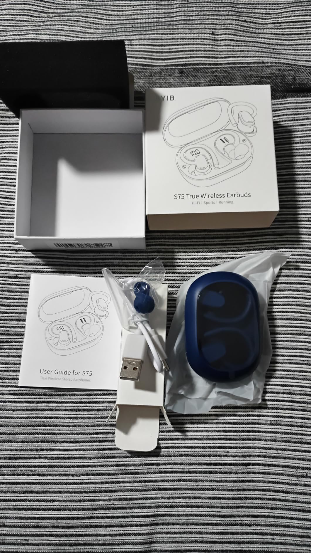 Wireless Earbuds Bluetooth 5.4, 50H Playtime Sport Earphones with Earhooks, HiFi Stereo Bluetooth Hearphones with ENC Noise Cancelling Mic, IPX7 Waterproof Over the Ear Buds for Gym/Running/Workout customer photo 2
