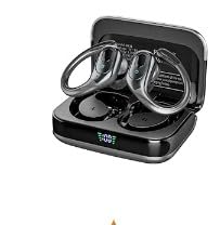 sajawass Wireless Earbuds, Sports Bluetooth Headphones, 75Hrs Playtime Ear Buds with LED Power Display, Noise Canceling Headset, IPX7 Waterproof Earphones for Workout/Running customer photo 1