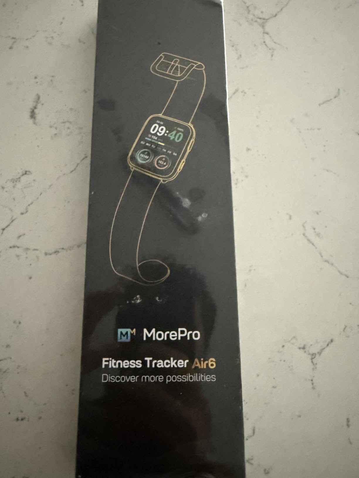 MorePro Fitness Tracker with 24/7 Heart Rate & Blood Pressure Monitor, Blood Oxygen & Sleep Tracker, Smart Watch with Step Calorie Counter, IP68 Waterproof Activity Tracker for Women Men Android iOS customer photo 2