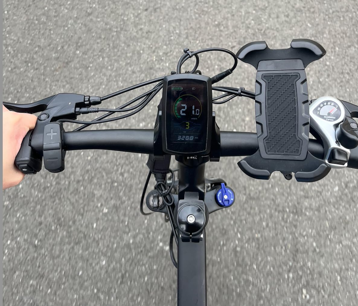 Jasion EB5 Electric Bike for Adults 26 inch tire with 1000W Peak Motor | Removable Battery Commuting Electric Mountain Bike, Up to 40Miles, 7-Speed and Front Fork Suspension Ebike customer photo 1