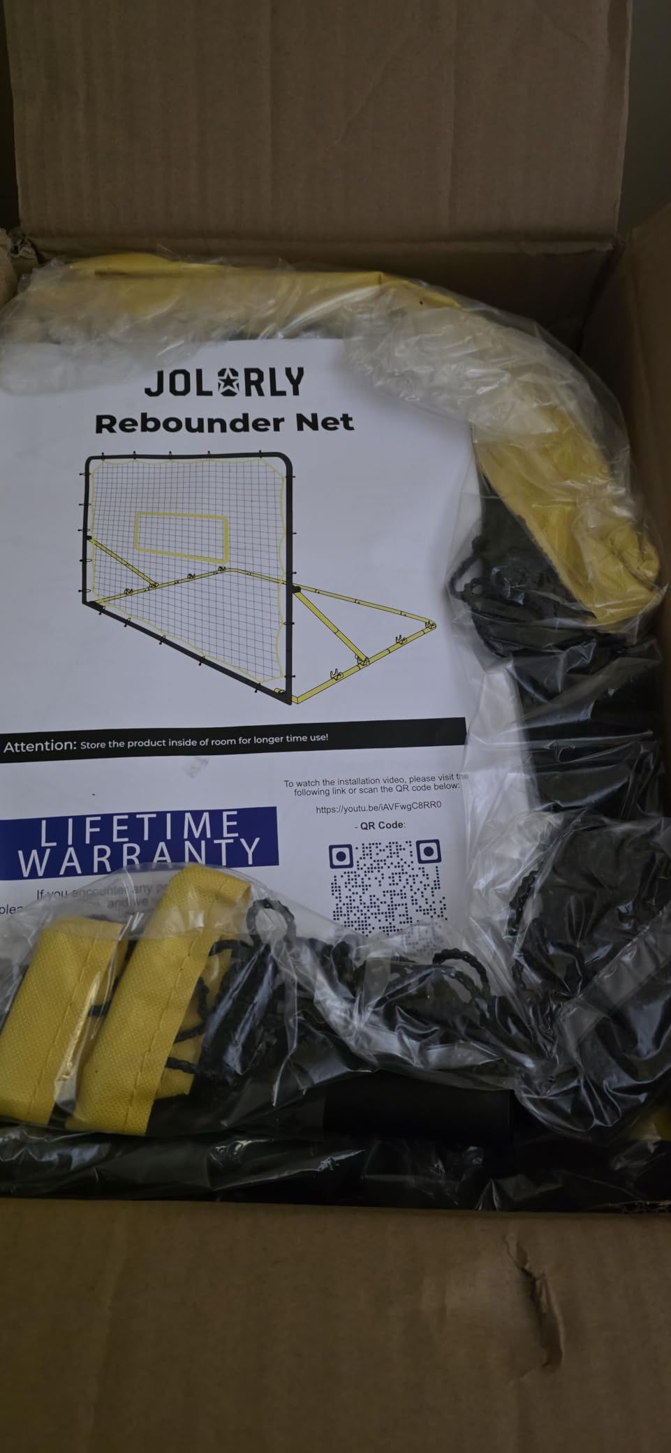 4-Angle Soccer Rebounder Net, Portable Goal Rebound for Control, Passing, First Touch & Shooting Training, Heavy Duty Kick Back Trainer for Backyard Solo Practice customer photo 2