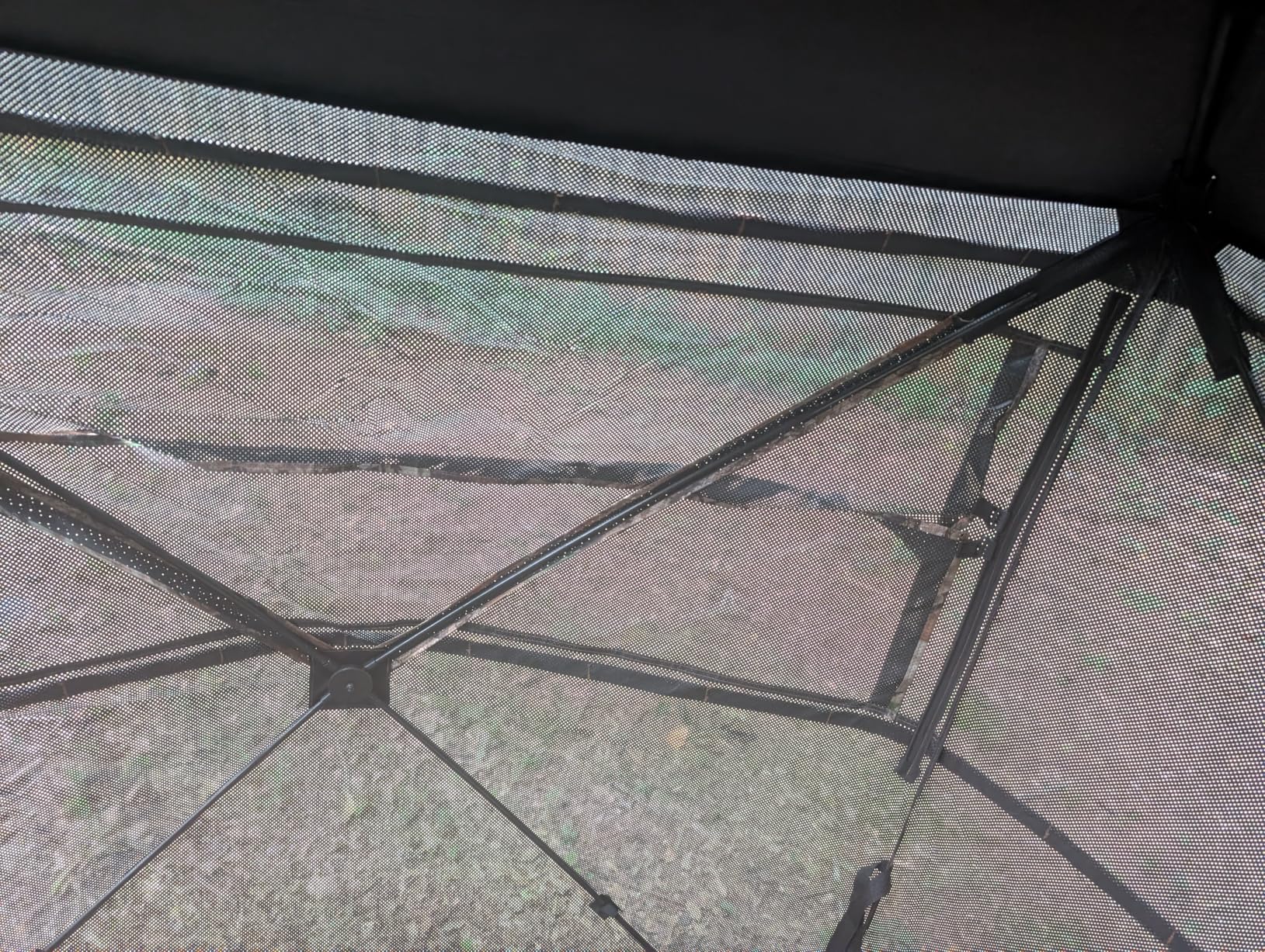 Hunting Blind 360 Degree 2/3 Person Pop Up Ground Blinds See Through Ground Blind with Carrying Bag for Turkey Hunting customer photo 2