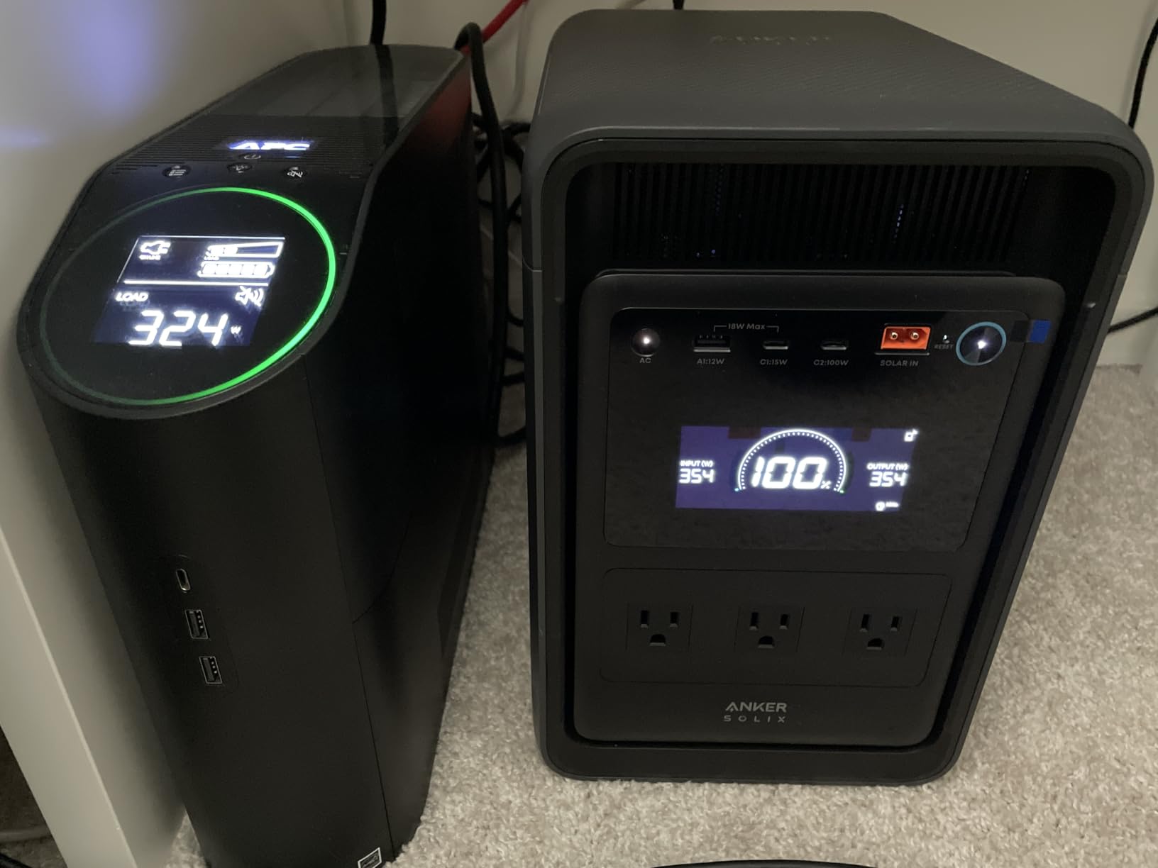 Anker SOLIX S2000 Portable Power Station, 1500W Solar Generator for Home Use, Up to 35-Hr Fridge Backup, 2,010Wh LFP Battery for Emergencies, Power Outages, Camping (Solar Panel Optional) customer photo 1