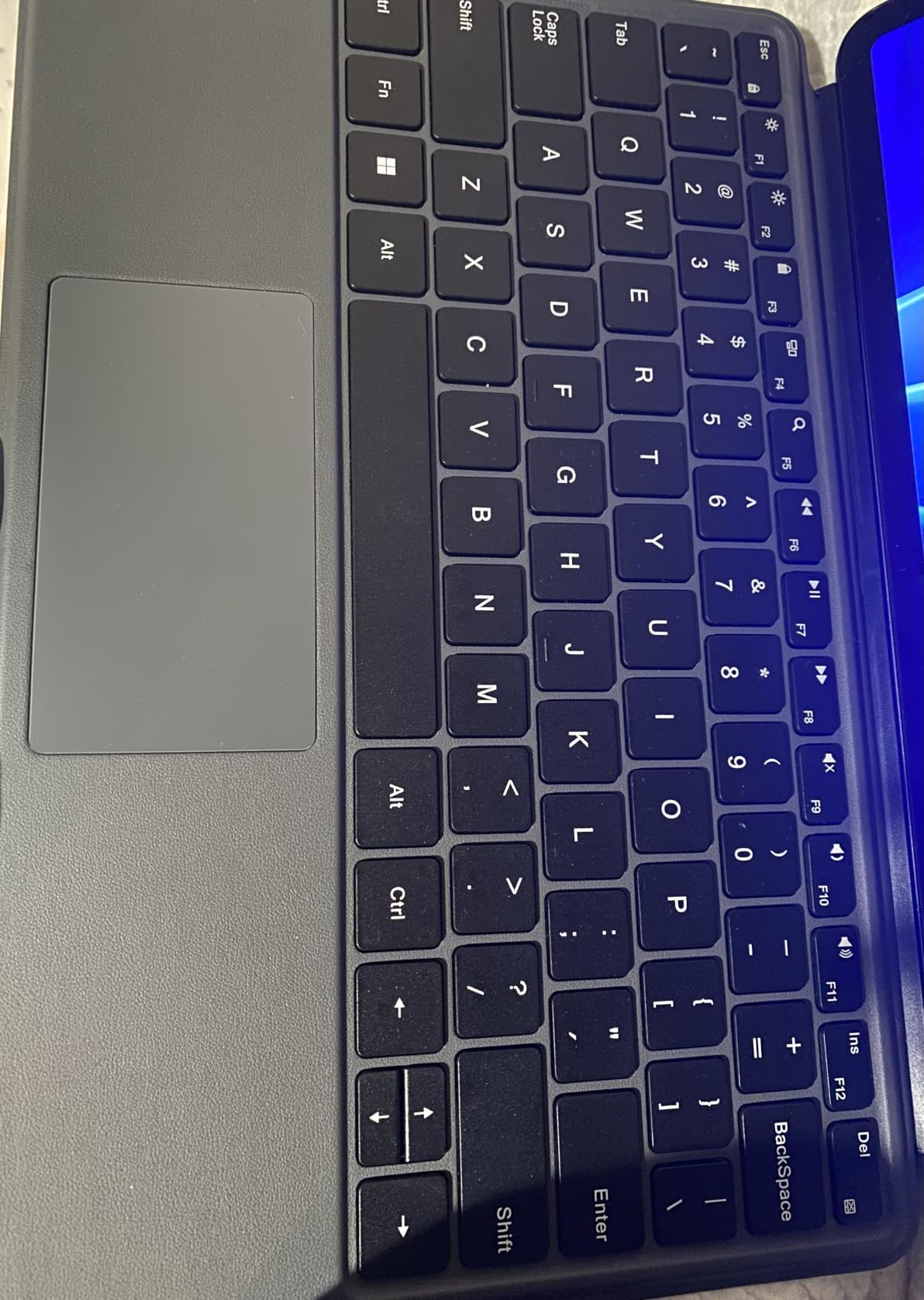jumper New 2-in-1 Laptop/Tablet, 12 Inch 2K FHD IPS Touchscreen, CPU 6500Y, 12GB RAM 256GB SSD, Windows 11 Tablet with Magnetic Keyboard, 2 Stereo Speakers, 2 Camera, 2 Full-Featured Type-C customer photo 1