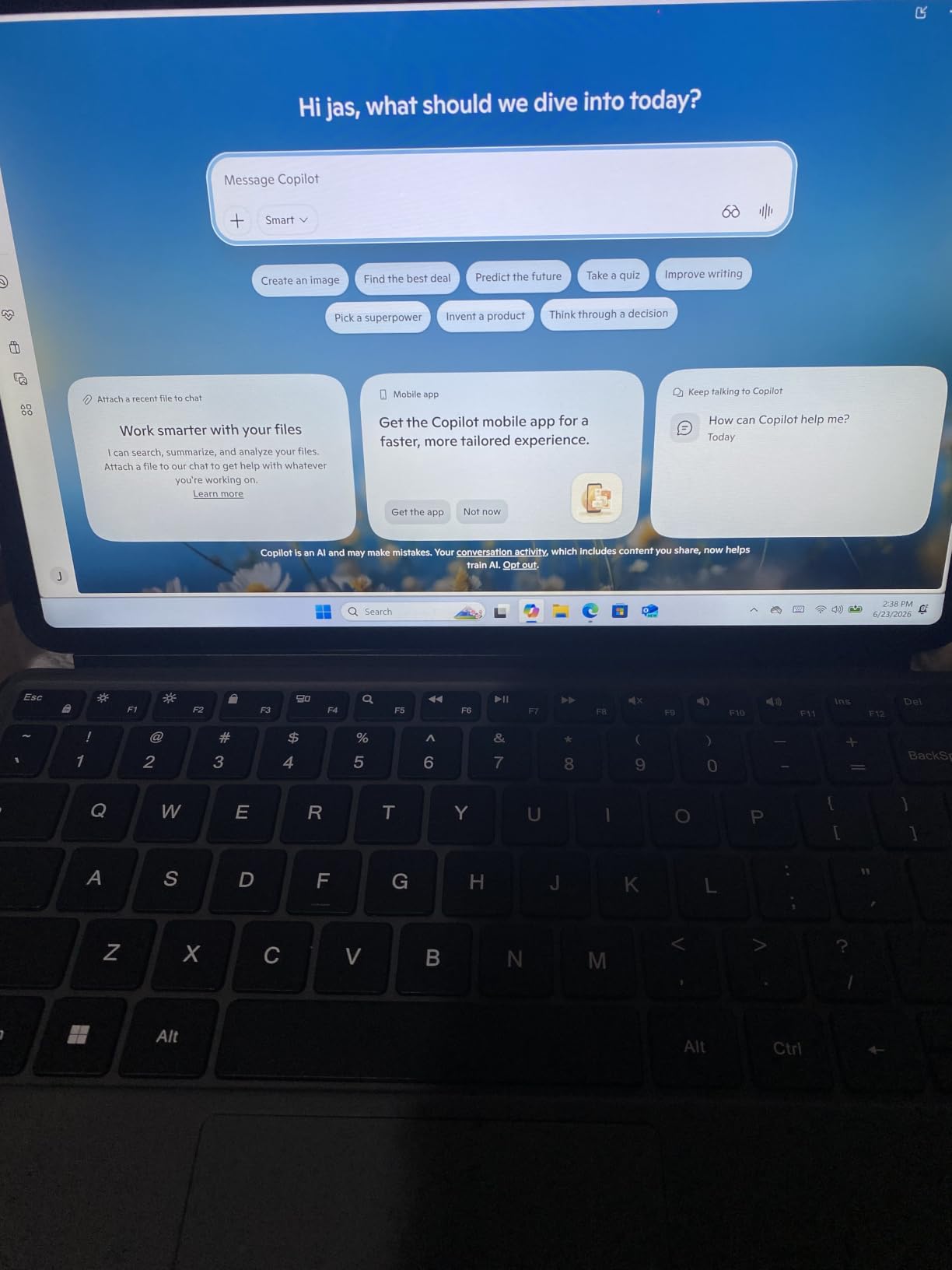 jumper New 2-in-1 Laptop/Tablet, 12 Inch 2K FHD IPS Touchscreen, CPU 6500Y, 12GB RAM 256GB SSD, Windows 11 Tablet with Magnetic Keyboard, 2 Stereo Speakers, 2 Camera, 2 Full-Featured Type-C customer photo 2