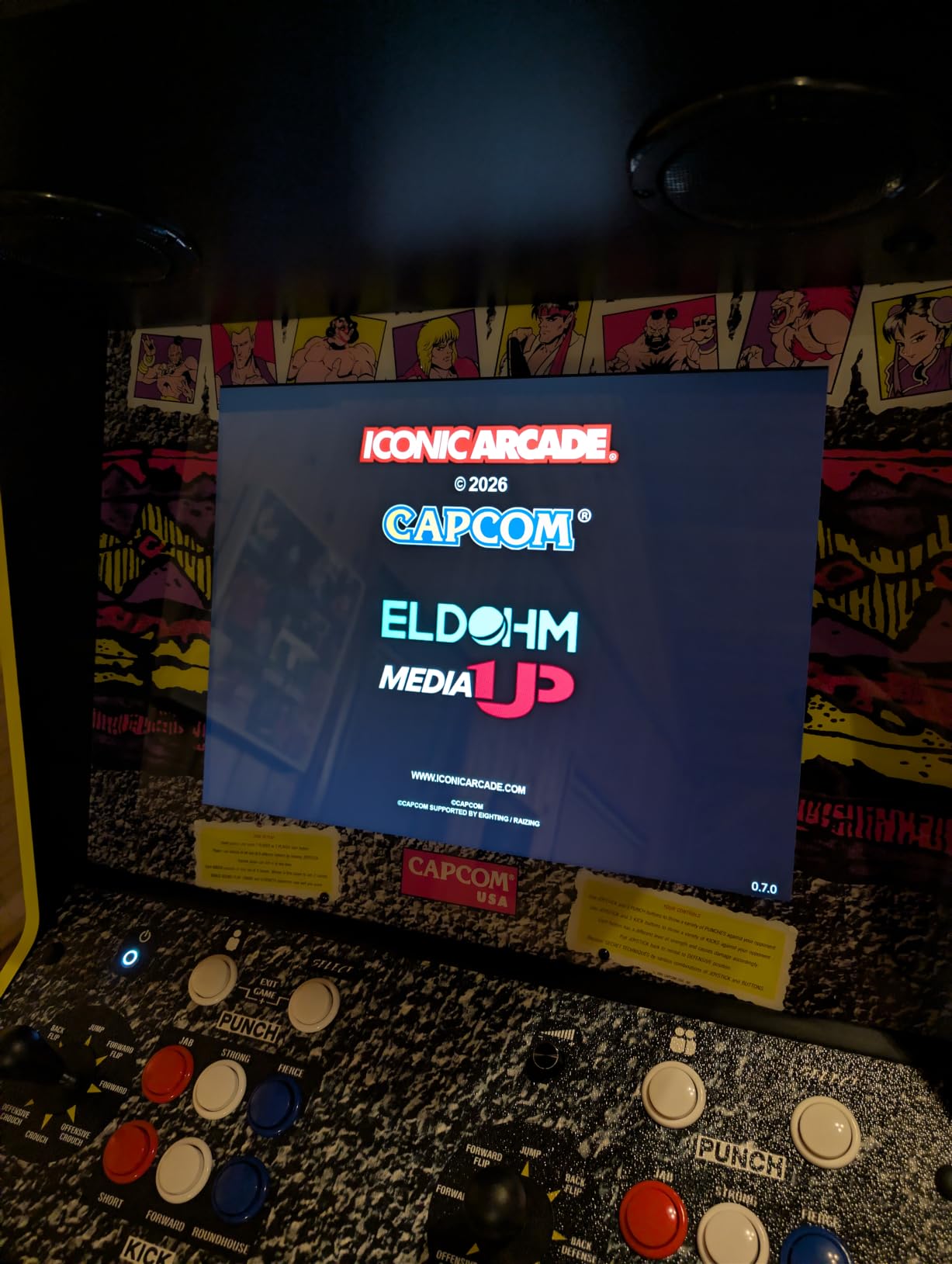Street Fighter II: The World Warrior XT - Home Arcade Machine | 9/10-Scale Multiplayer Cabinet - 15+ Capcom Games, Raspberry Pi 5, 19.5in Screen, Lighted Marquee & HDMI Out for Game Room customer photo 1