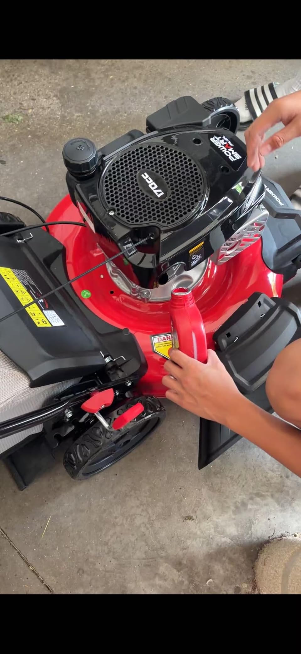 PowerSmart 22-Inch Self Propelled Gas Lawn Mower, 170cc 4-Cycle OHV Engine, 3-in-1 Mulch/Bag/Rear Discharge, 6 Cutting Heights customer photo 2