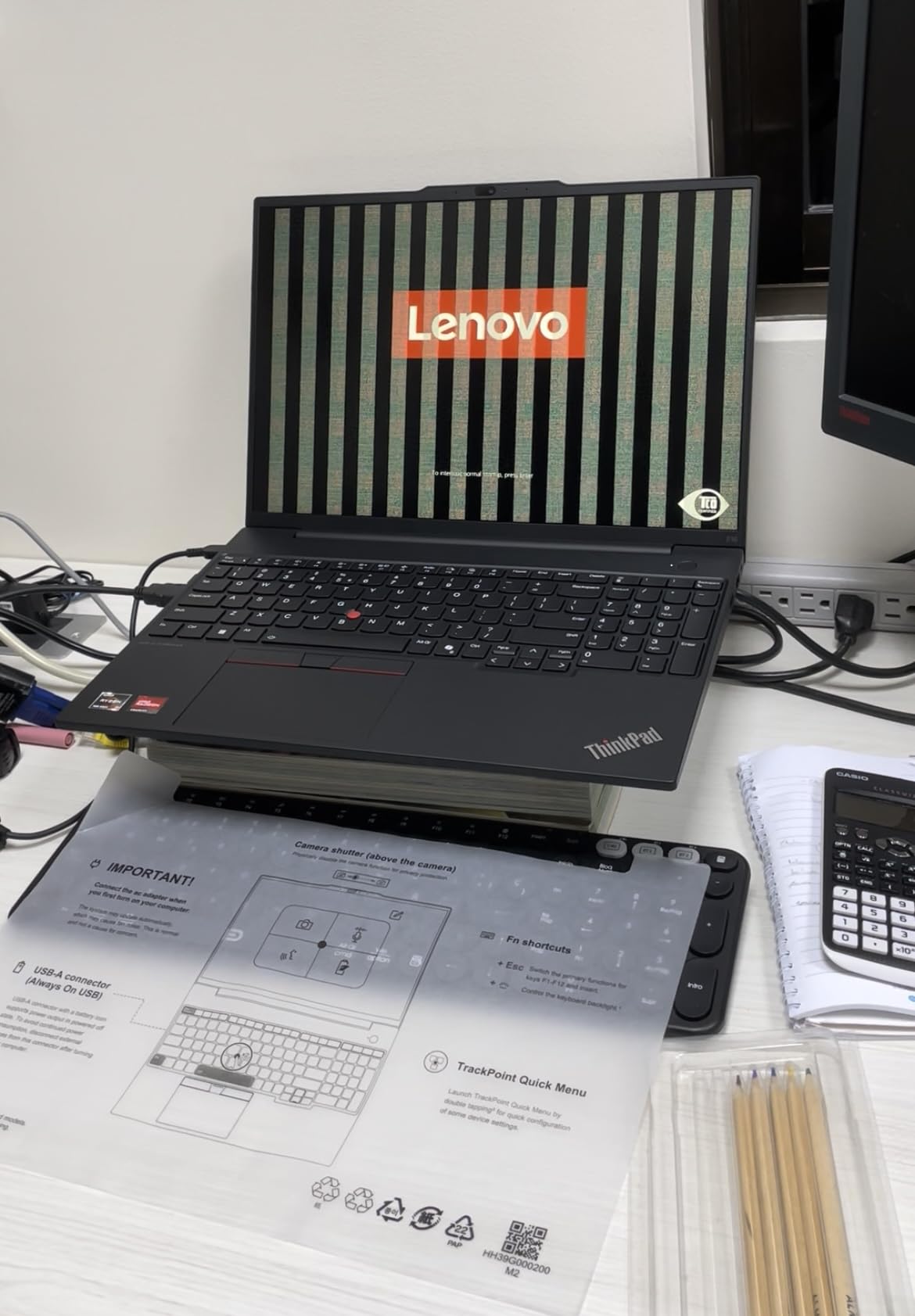 Lenovo ThinkPad E16 Gen 2 Ryzen 7 7735HS 16GB DDR5 1TB SSD FHD+ 16 Laptop | WUXGA Anti-Glare Display, WiFi 6E, Backlit Keyboard, Fingerprint Reader, Windows 11 Pro Business Computer, Grey customer photo 1