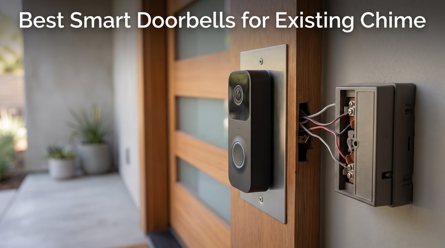 best smart doorbells for existing chime