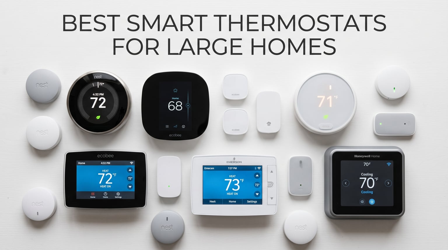 best smart thermostats for large homes