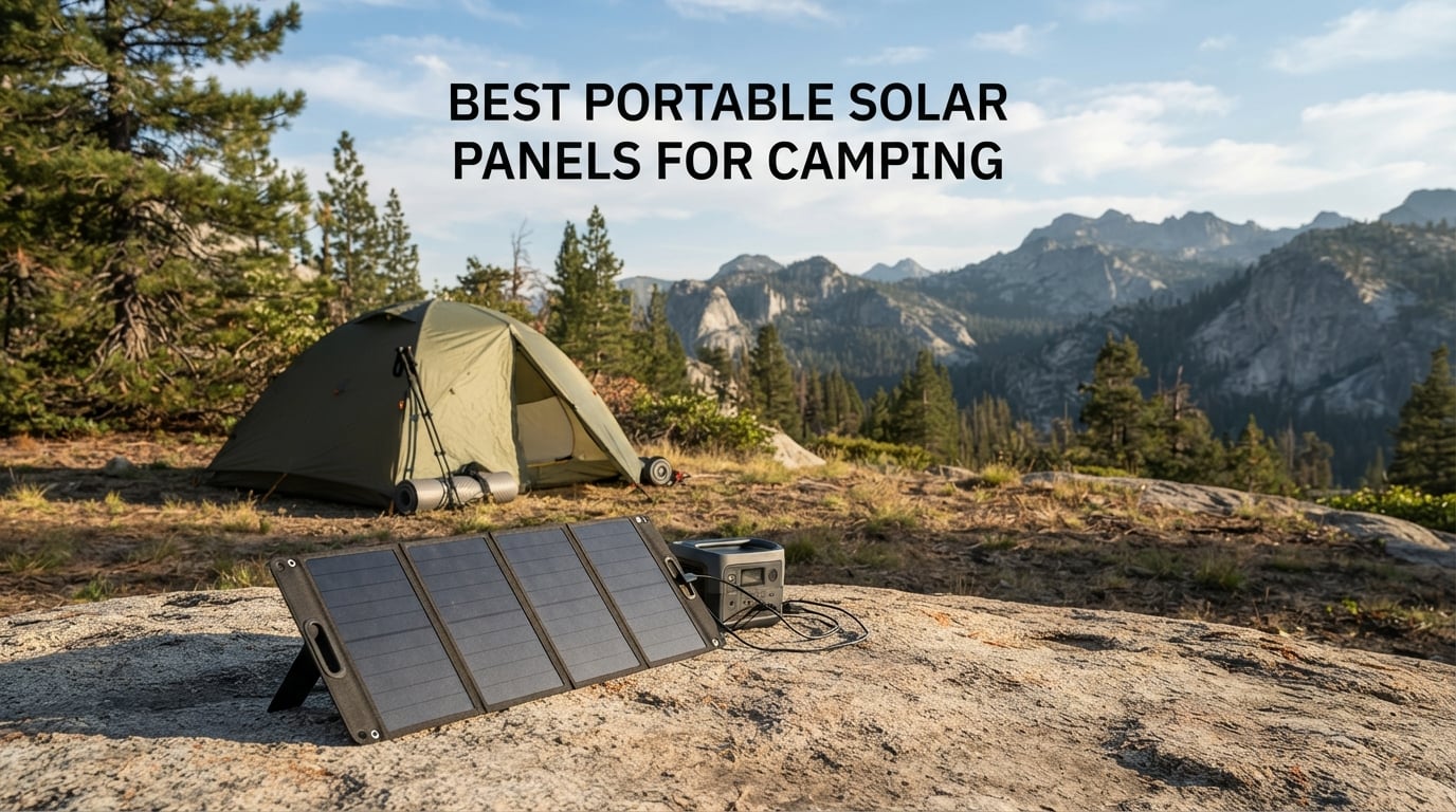 best portable solar panels for camping