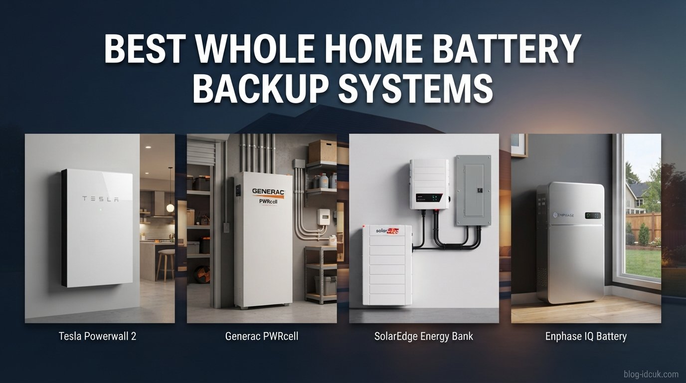 best whole home battery backup systems