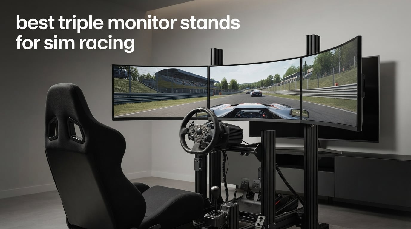best triple monitor stands for sim racing