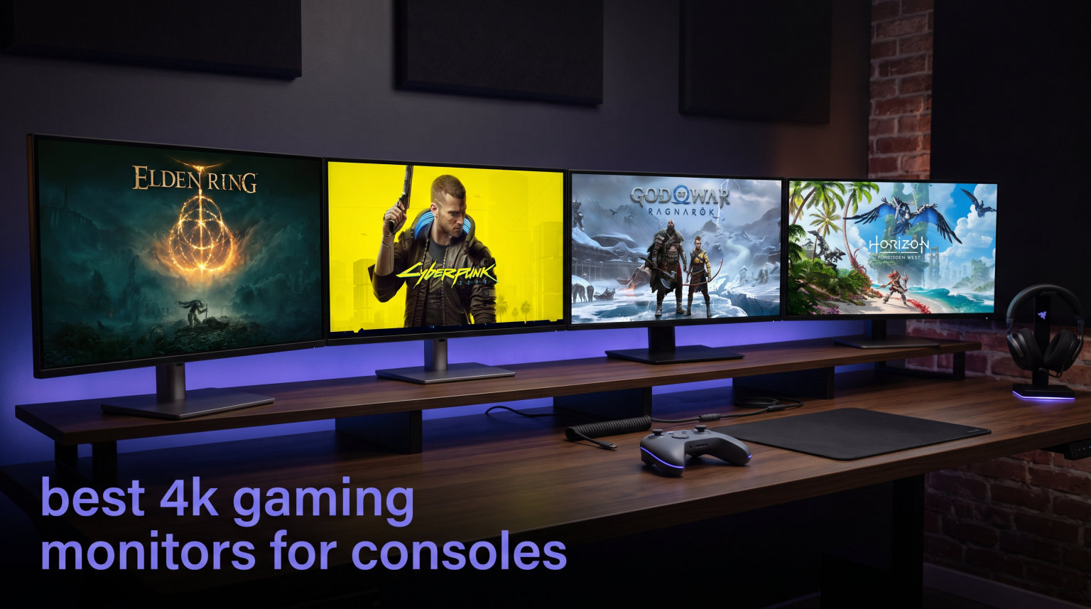 best 4k gaming monitors for consoles