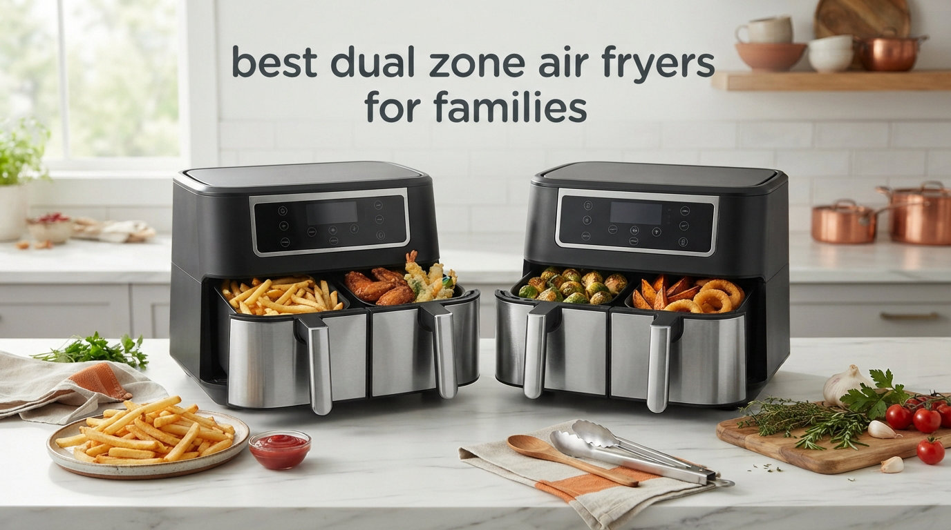 best dual zone air fryers for families