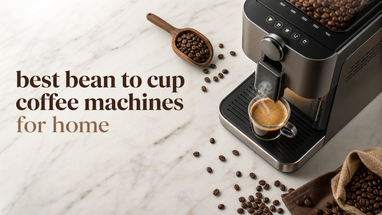 best bean to cup coffee machines for home