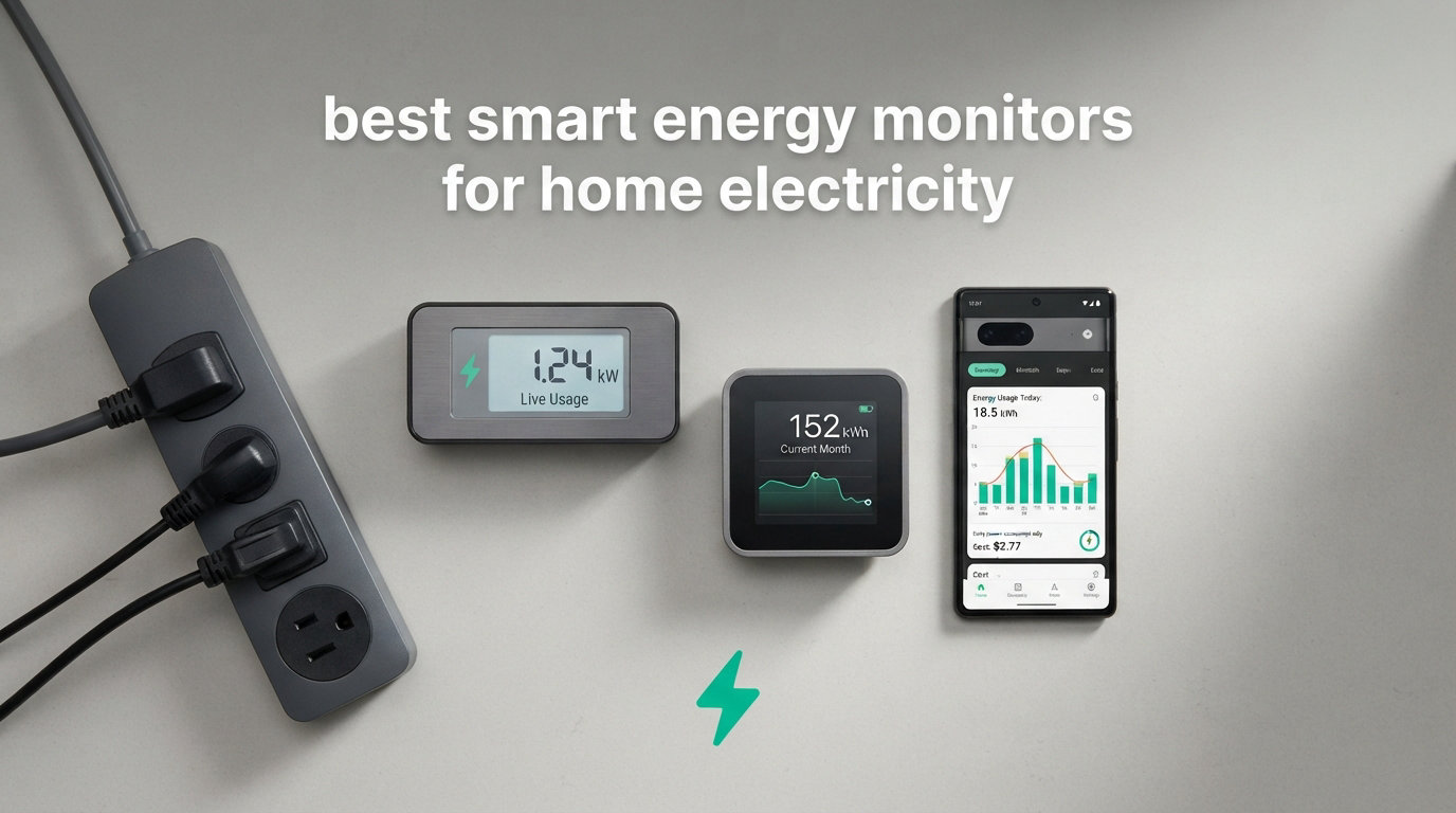 best smart energy monitors for home electricity