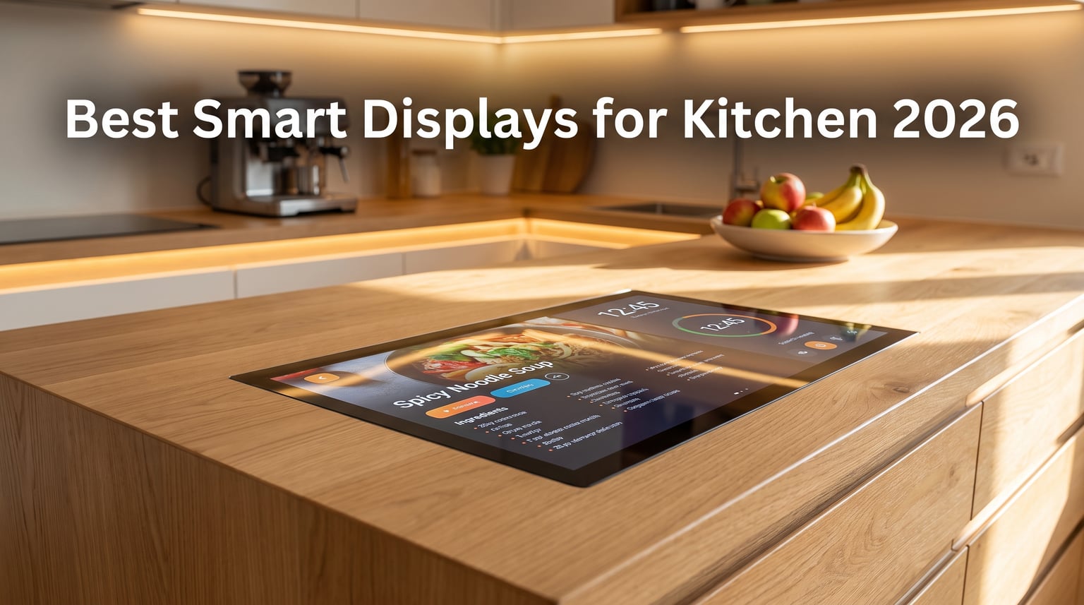 best smart displays for the kitchen
