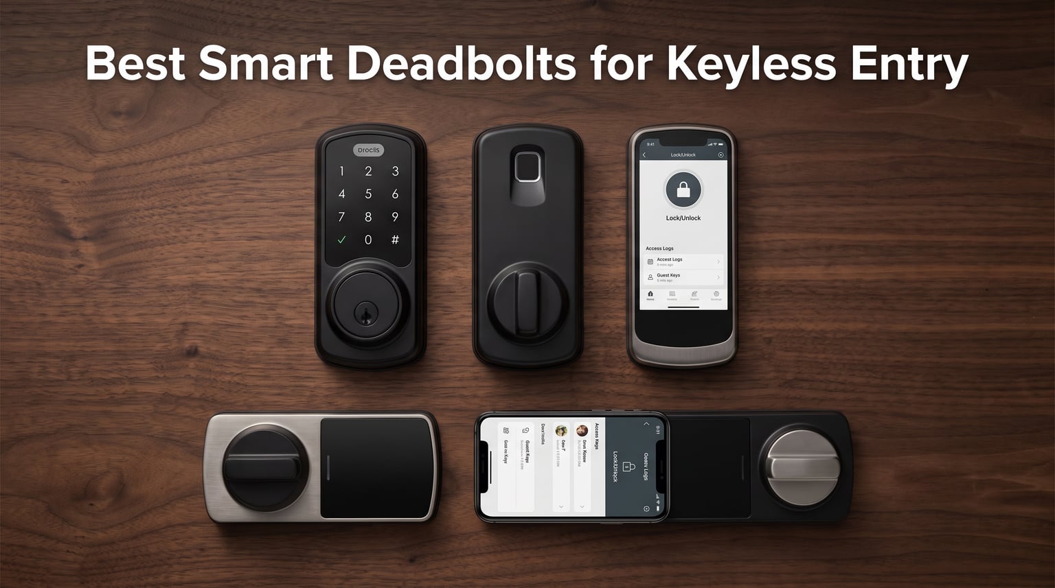 best smart deadbolts for keyless entry