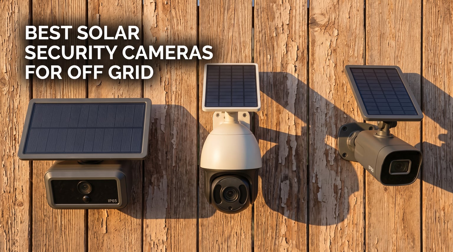 best solar security cameras for off grid