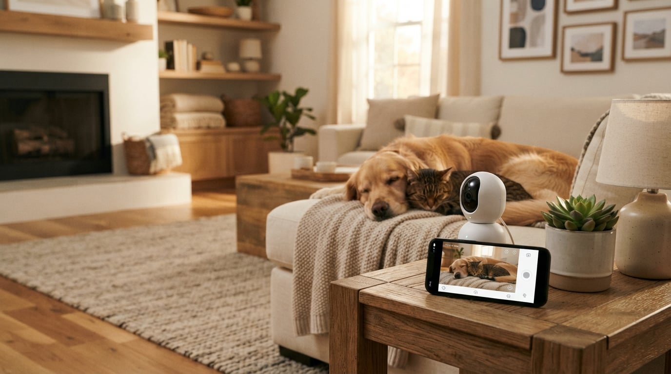 best indoor security cameras for pets