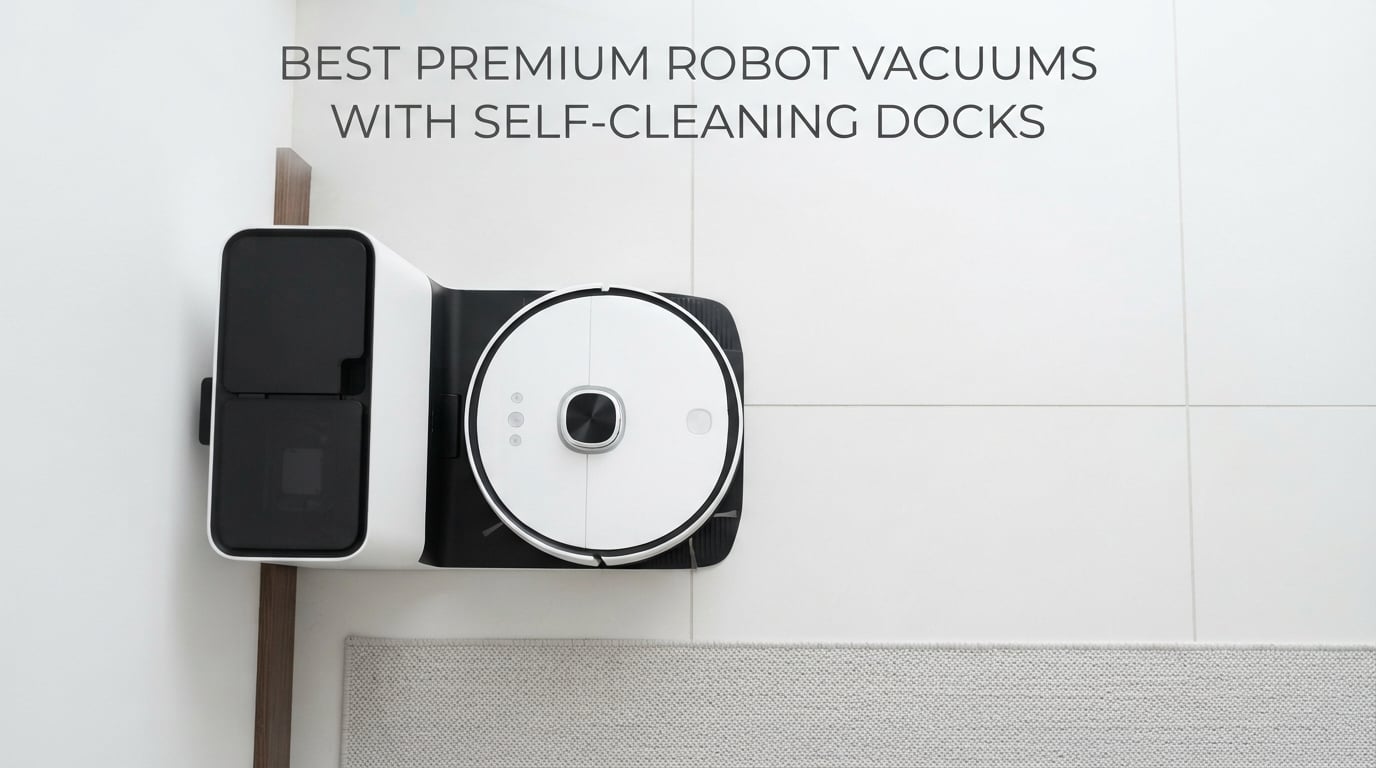best premium robot vacuums with self cleaning docks