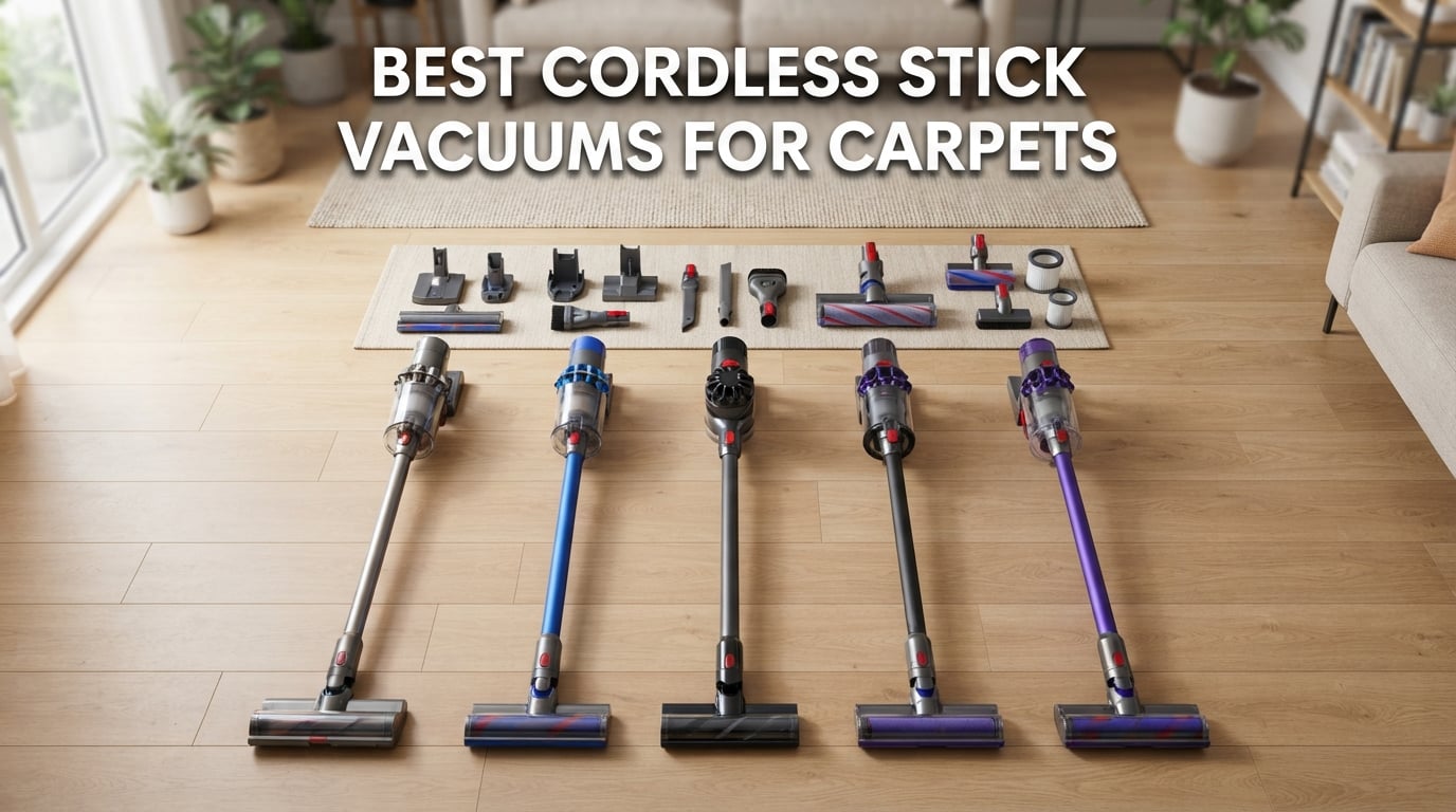 best cordless stick vacuums for carpets