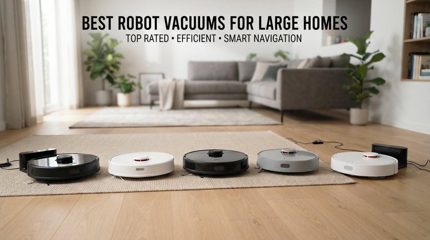 best robot vacuums for large homes