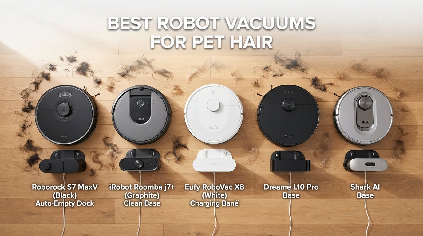 best robot vacuums for pet hair
