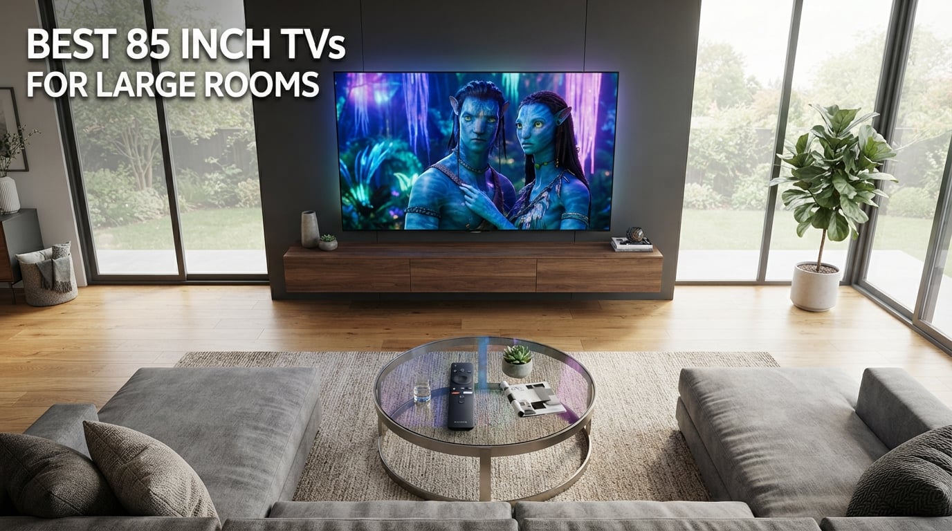 best 85 inch tvs for large rooms