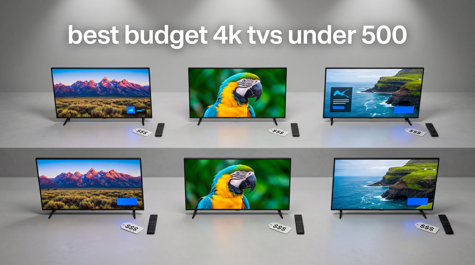 best budget 4k tvs under 500