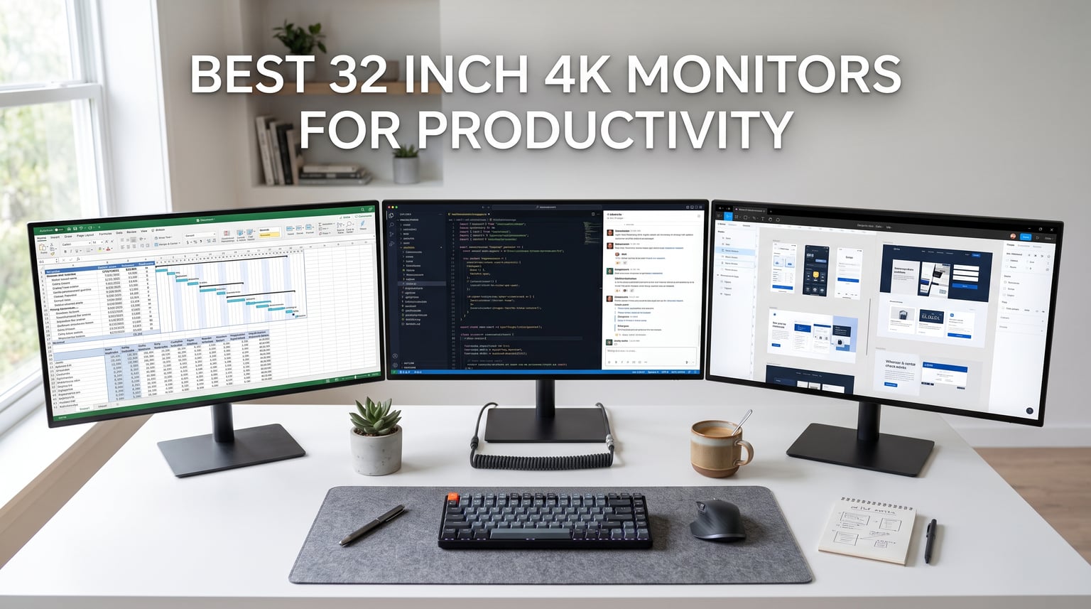 best 32 inch 4k monitors for productivity