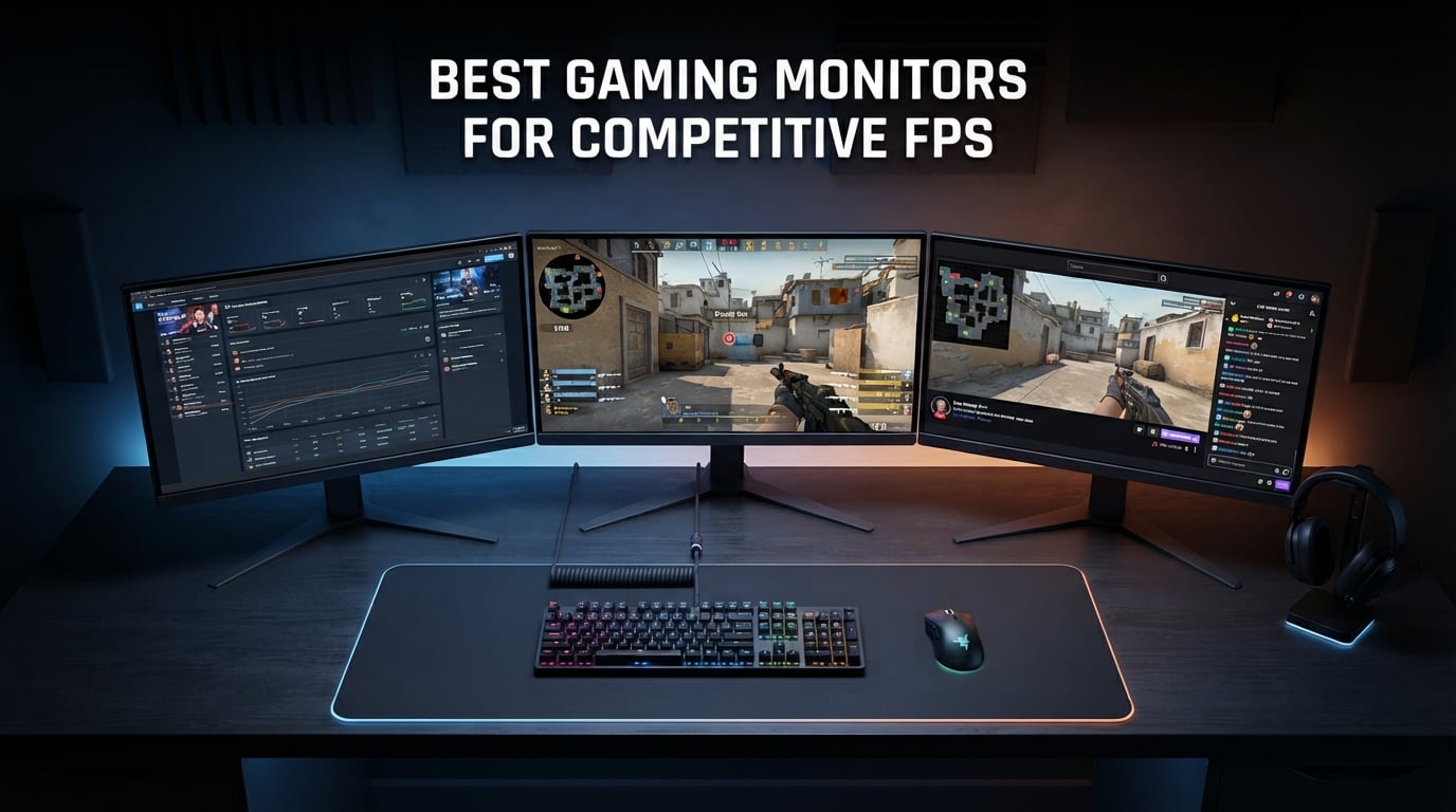 best gaming monitors for competitive fps