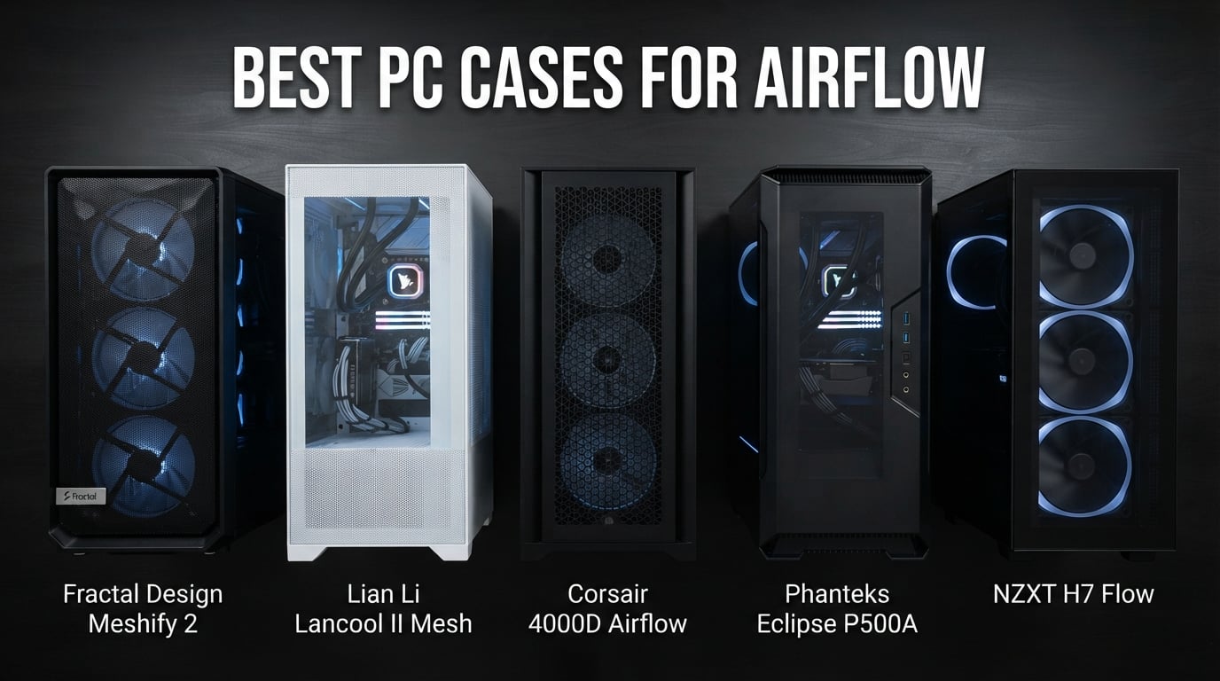 best pc cases for airflow