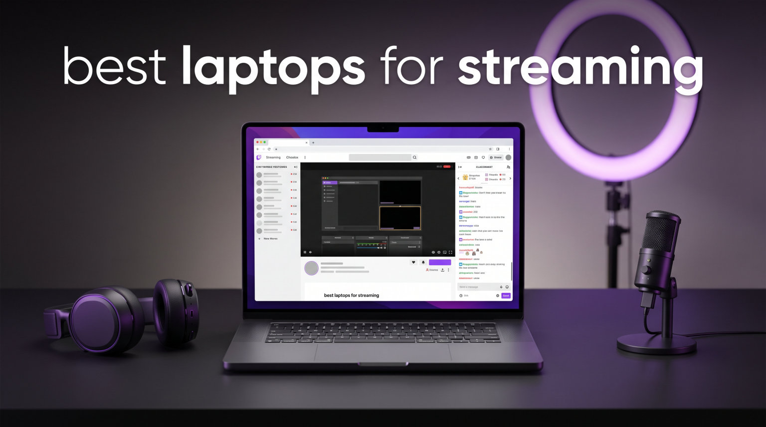 best laptops for streaming