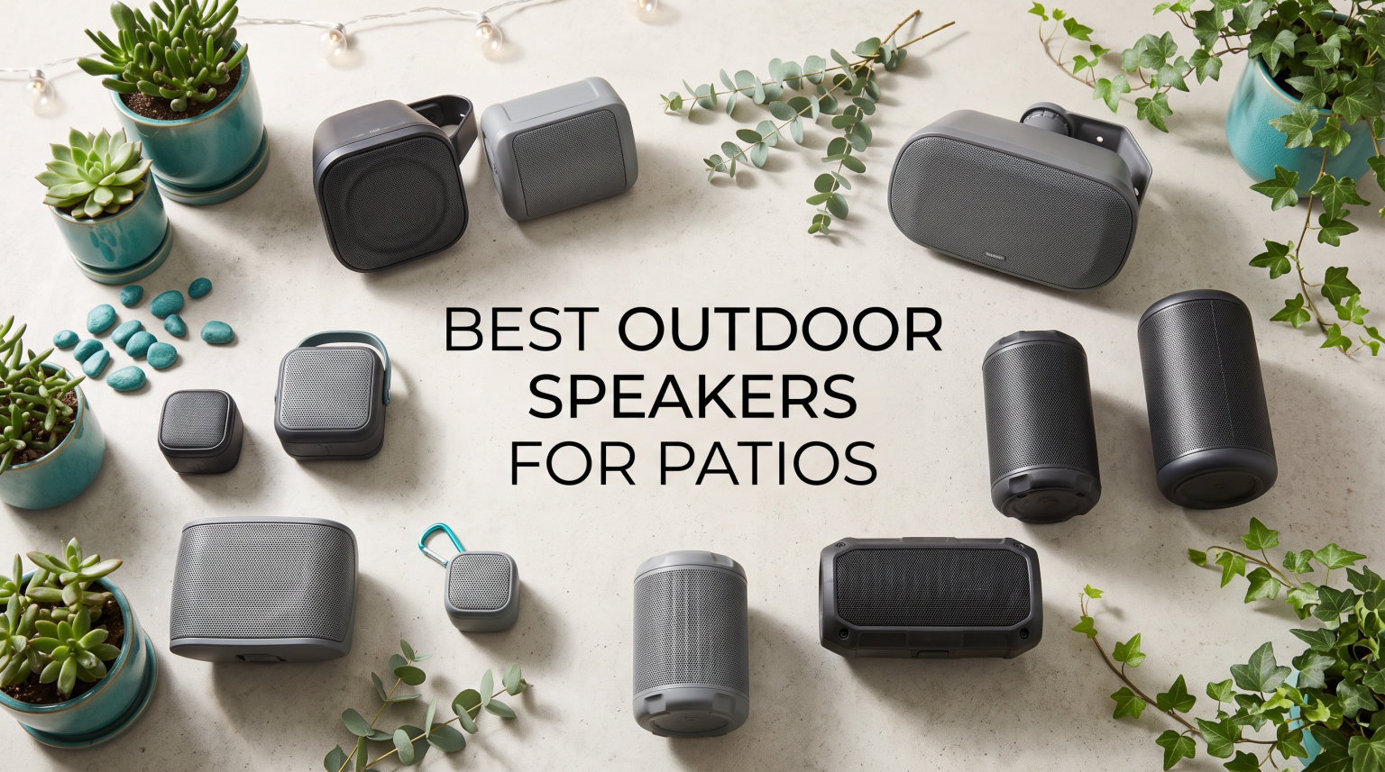 best outdoor speakers for patios