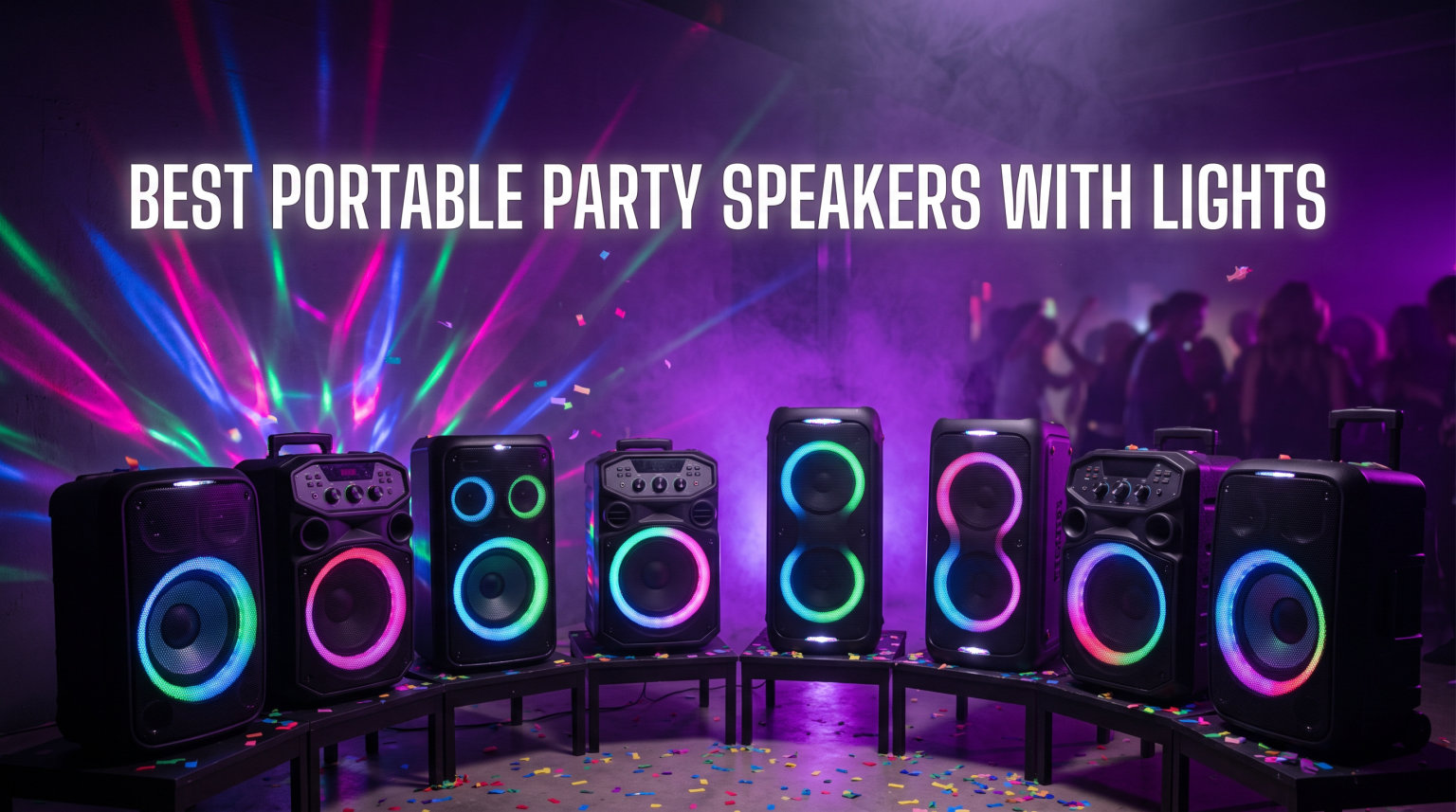 best portable party speakers with lights